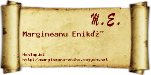 Margineanu Enikő névjegykártya